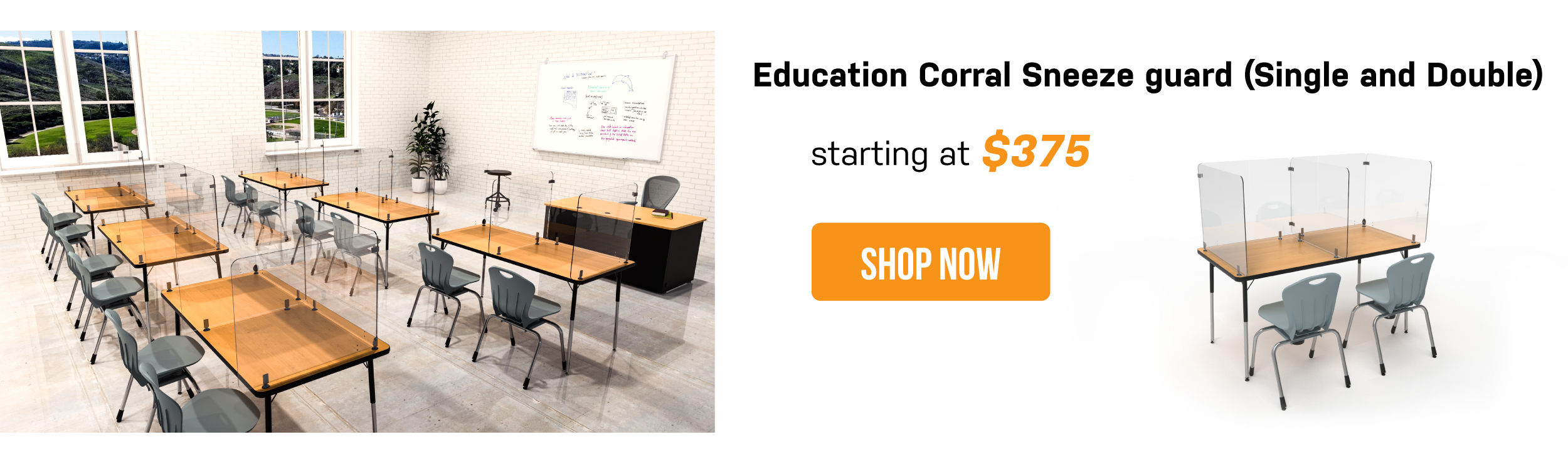 Shop Education Corral Sneeze guard