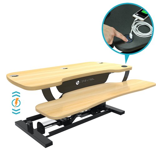 Power Pro Electric Adjustable Standing Desk Converter