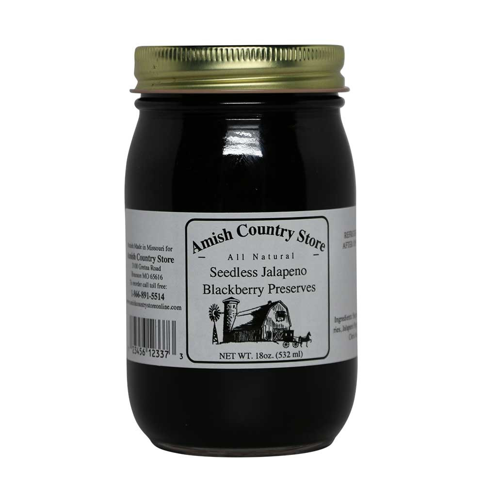 Seedless Jalapeno Blackberry Preserves - Amish Country Store