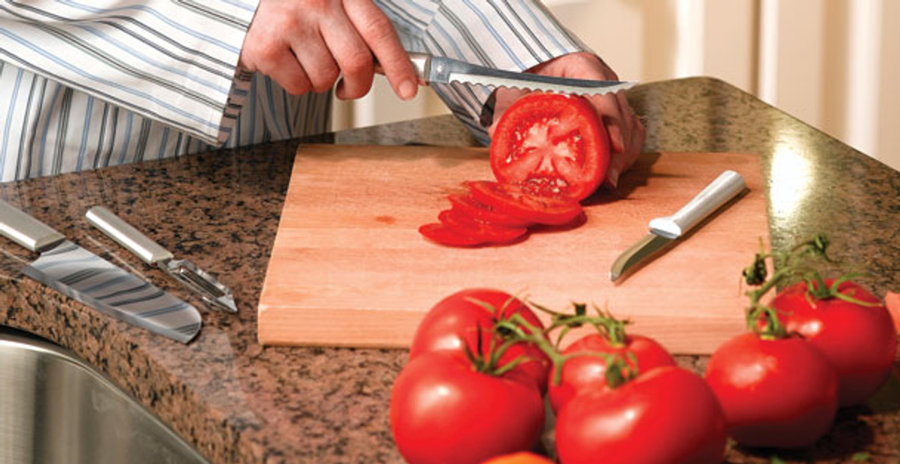 Rada Cutlery Tomato Slicing Knife – Stainless Steel Blade With