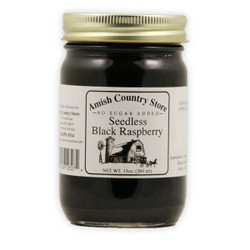 No Sugar Seedless Black Raspberry Jam | Amish Country Store Branson