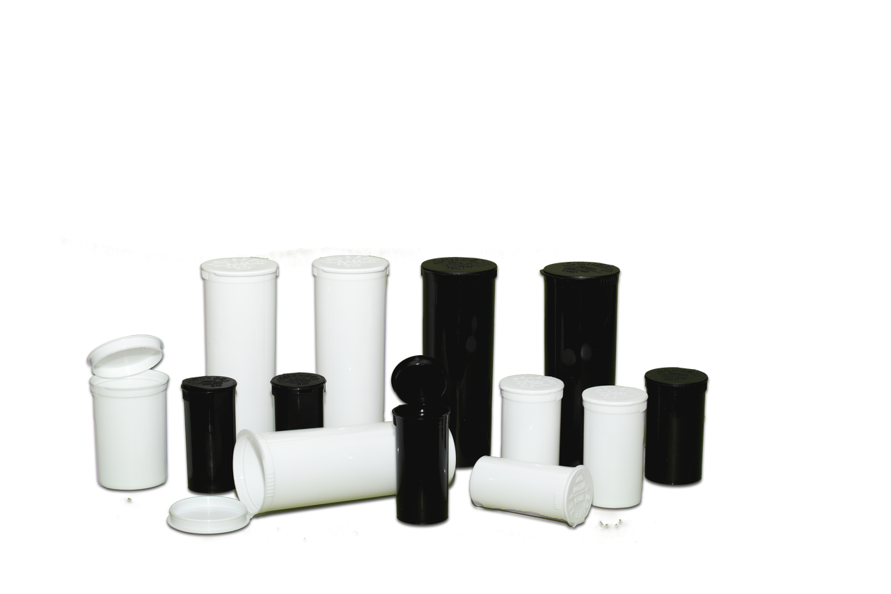 6 dram Pop top containers – Pipe King LLC