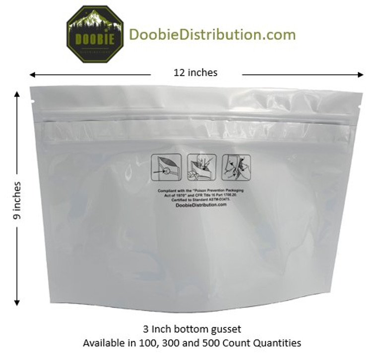 Campbell Approved Supplier SJN682257 Double Zipper Bags, Plastic