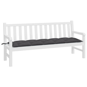 vidaXL Garden Bench Cushion Anthracite Oxford fabric (100% polyester) A949-314968 vidaXL Garden Bench Cushion Anthracite Oxford fabric (100% polyester) A949-314968