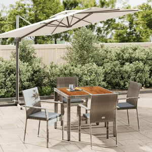 Garden Dining Set Gray PE rattan Modular Garden Dining Set A949-3184994 Garden Dining Set Gray PE rattan Modular Garden Dining Set A949-3184994