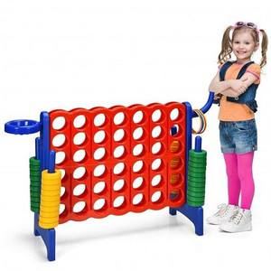 2.5Ft 4-to-Score Giant Game Set-Blue - Color: Blue D681-SP37521BL 2.5Ft 4-to-Score Giant Game Set-Blue - Color: Blue D681-SP37521BL