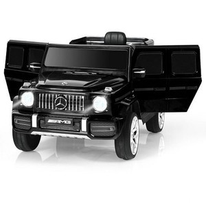 12V Mercedes-Benz G63 Licensed Kids Ride On Car with Remote Control-Black - Color: Black D681-TQ10041DK 12V Mercedes-Benz G63 Licensed Kids Ride On Car with Remote Control-Black - Color: Black D681-TQ10041DK