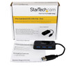 StarTech ST4300MINU3B Portable 4 Port SuperSpeed Mini USB 3.0 Hub Black Retail