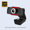 Adesso CyberTrack H3 webcam 1.3 MP 1280 x 720 pixels USB 2.0 Black, Red 105159
