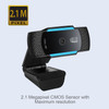 Adesso CyberTrack H5 webcam 2.1 MP 1920 x 1080 pixels USB 2.0 Black, Blue 105531