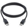 Tripp Lite DisplayPort 1.4 Cable with Latching Connectors - 8K UHD, HDR, 4:2:0, HDCP 2.2, M/M, Black, 1.83 m 105838