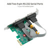 SIIG IO JJ-E20711-S1 DP Cyber 2S PCIe Card Brown Box