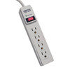 Tripp Lite Protect It! 4-Outlet Home Computer Surge Protector Strip, 4-ft Cord, 450 Joules 110023