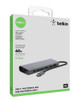 Belkin F4U092BTSGY interface hub USB 3.2 Gen 1 (3.1 Gen 1) Type-C 5000 Mbit/s Grey 115084