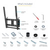 StarTech.com Portrait/Vertical TV Wall Mount - Heavy Duty TV Wall Mount - 40-55" VESA Display (110lb/50kg)- Tilting Low Profile Television Digital Signage Mount with Lockable Security Bar FPWTLTPORT