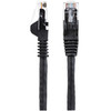 StarTech.com 50ft (15m) CAT6 Ethernet Cable - LSZH (Low Smoke Zero Halogen) - 10 Gigabit 650MHz 100W PoE RJ45 UTP Network Patch Cord Snagless with Strain Relief - Black CAT 6, ETL Verified, 24AWG N6LPATCH50BK
