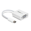 StarTech.com USB-C to VGA Adapter - White CDP2VGAW