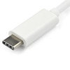 StarTech.com USB-C to VGA Adapter - White CDP2VGAW