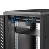 StarTech.com 2U Server Rack Shelf - Universal Rack Mount Cantilever Shelf for 19" Network Equipment Rack & Cabinet - Heavy Duty Steel – Weight Capacity 44lb/20kg - 16" Deep Tray, Black CABSHELF