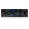 Adesso EasyTouch 650EB RGB keyboard USB QWERTY US English Black AKB-650EB