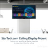 StarTech.com Ceiling TV Mount - 8.2' to 9.8' Long Pole FPCEILPTBLP