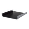Startech.Com 2U Server Rack Shelf - Universal Rack Mount Cantilever Shelf For 19" Network Equipment Rack & Cabinet - Heavy Duty Steel – Weight Capacity 50Lb/23Kg - 22" Deep Tray, Black Cabshelf22