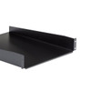 Startech.Com 2U Server Rack Shelf - Universal Rack Mount Cantilever Shelf For 19" Network Equipment Rack & Cabinet - Heavy Duty Steel – Weight Capacity 50Lb/23Kg - 22" Deep Tray, Black Cabshelf22