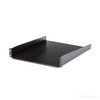 Startech.Com 2U Server Rack Shelf - Universal Rack Mount Cantilever Shelf For 19" Network Equipment Rack & Cabinet - Heavy Duty Steel – Weight Capacity 50Lb/23Kg - 22" Deep Tray, Black Cabshelf22