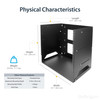 Startech.Com Wall-Mount Server Rack With Built-In Shelf - Solid Steel - 8U Wallshelf8U