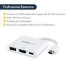 StarTech.com USB-C Multiport Adapter with HDMI - USB 3.0 Port - 60W PD - White CDP2HDUACPW
