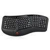 Adesso Tru-Form 3500 - 2.4 GHz Wireless Ergonomic Trackball Keyboard WKB-3500UB
