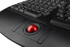 Adesso Tru-Form 3500 - 2.4 GHz Wireless Ergonomic Trackball Keyboard WKB-3500UB