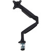 StarTech.com Desk Mount Monitor Arm - Heavy Duty Ergonomic VESA Monitor Arm - Single 34" (20lb) Display - Full Motion, Height Adjustable, Articulating - Aluminum - C-Clamp/Grommet- Black ARMPIVOTHDB