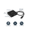 Startech.Com Usb C Multiport Adapter - Portable Usb-C Mini Dock 4K Hdmi Video - Gigabit Ethernet, Usb 3.0 Hub (1X Usb-A 1X Usb-C) - Usb Type-C Multiport Adapter - Thunderbolt 3 Compatible Dkt30Chd