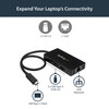 StarTech.com 3-Port USB-C Hub with Gigabit Ethernet - USB-C to 3x USB-A - USB 3.0 - Includes Power Adapter HB30C3A1GE