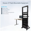 Startech.Com 2-Post Server Rack With Casters - 42U 2Postrack42