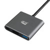 Adesso AUH-4010 interface hub USB 3.2 Gen 1 (3.1 Gen 1) Type-C Grey AUH-4010