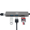 Adesso Auh-4020 Interface Hub Thunderbolt 3 Aluminium Auh-4020