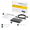 Startech.Com Usb C Dock - 4K Dual Monitor Hdmi Display - Mini Laptop Docking Station - 100W Power Delivery Passthrough - Gbe, 2-Port Usb-A Hub - Usb Type-C Multiport Adapter - 3.3' Cable Dk30C2Hagpd