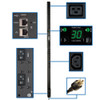 Tripp Lite PDUMV30HVNETLX power distribution unit (PDU) 24 AC outlet(s) 0U Black PDUMV30HVNETLX