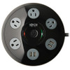 Tripp Lite TLP406USBUFO surge protector Black, Grey 4 AC outlet(s) 120 V 1.83 m TLP406USBUFO