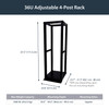 Startech.Com 36U Adjustable 4 Post Server Equipment Open Frame Rack Cabinet 4Postrack36