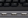 Adesso AKB-132HB- Multimedia Desktop Keyboard with 3-Port USB Hub AKB-132HB