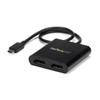 StarTech.com 2-Port Multi Monitor Adapter - USB-C to 2x DisplayPort 1.2 Video Splitter - USB Type-C to DP MST Hub - Dual 4K 30Hz or 1080p 60Hz - Thunderbolt 3 Compatible - Windows Only MSTCDP122DP