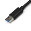 Startech.Com Usb 3.0 To Gigabit Ethernet Adapter Nic W/ Usb Port - Black Usb31000Sptb