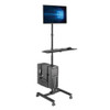 Tripp Lite Mobile Workstation with Monitor Mount - For 17" to 32" Displays, Height Adjustable DMCS1732S