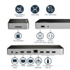 StarTech.com USB C Dock - Dual Monitor HDMI & DisplayPort 4K 30Hz - USB Type-C Laptop Docking Station 60W Power Delivery, SD, 4-port USB-A 3.0 Hub, GbE, Audio - Thunderbolt 3 Compatible DK30CHDDPPD
