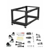 StarTech.com 12U 19" Open Frame Server Rack - 4 Post Adjustable Depth 23-41" Mobile - Free Standing Rolling Network/Computer Equipment Data Rack - Dell PowerEdge HP ProLiant ThinkServer (4POSTRACK12U) 4POSTRACK12U