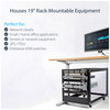 StarTech.com 12U 19" Open Frame Server Rack - 4 Post Adjustable Depth 23-41" Mobile - Free Standing Rolling Network/Computer Equipment Data Rack - Dell PowerEdge HP ProLiant ThinkServer (4POSTRACK12U) 4POSTRACK12U