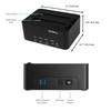 StarTech.com USB 3.0 SATA Hard Drive Duplicator & Eraser Dock - Standalone 2.5/3.5in HDD & SSD Eraser and Cloner SATDOCK2REU3